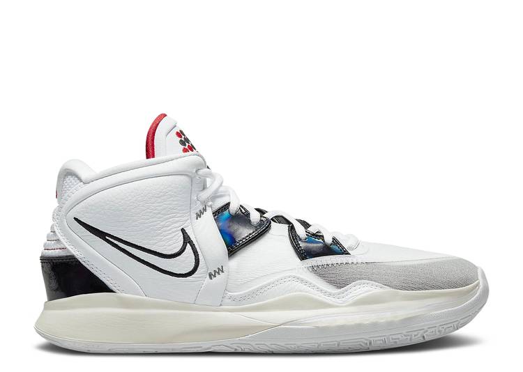 【 NIKE KYRIE INFINITY 'MAN MACHINE' / WHITE BLACK UNIVERSITY RED 】 カイリー 白色 ホワイト 黒色 ブラック 赤 レッド スニーカー メンズ ナイキ