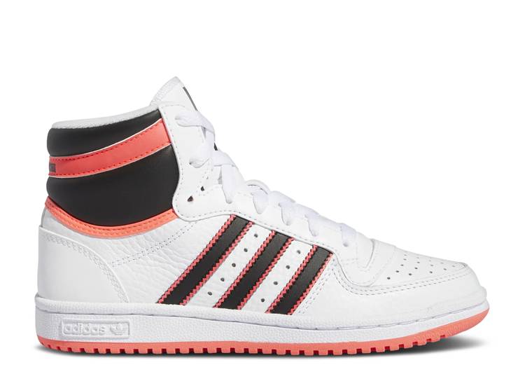 アディダス ADIDAS アディダス 白色 ホワイト コア 黒色 ブラック ターボ トップテン 'WHITE TURBO' ジュニア キッズ キッズファッション | espaciosocial.org