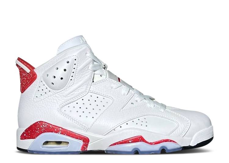 【 AIR JORDAN JORDAN 6 RETRO \u0027RED OREO\u0027 / WHITE UNIVERSITY RED BLACK 】 ナイキ 白いこと 白いこと 赤 赤いこと 黒いこと 黒いこと エアジョーダン スニーカー メンズ