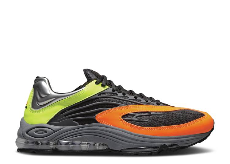 【 NIKE AIR TUNED MAX 'VOLT TOTAL ORANGE' / VOLT BLACK DARK SMOKE GREY TOTAL 】 マックス 黒色 ブラック 灰色 グレー スニーカー メンズ ナイキ|スニケス