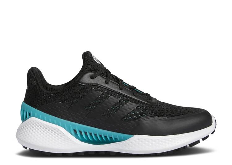 【 ADIDAS WMNS SUMMERVENT SPIKELESS GOLF 'BLACK MINT RUSH' / CORE BLACK CORE BLACK MINT RUSH 】 アディダス ゴルフ コア 黒色 ブラック ラッシュ スニーカー レディース