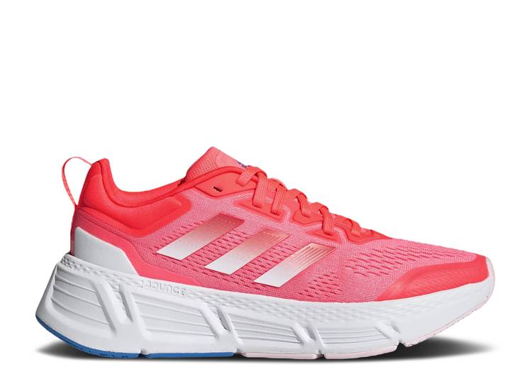 【 ADIDAS WMNS QUESTAR 'ACID RED ALMOST PINK' / ACID RED TURBO ALMOST PINK 】 アディダス 赤 レッド ターボ ピンク スニーカー レディース｜スニケス