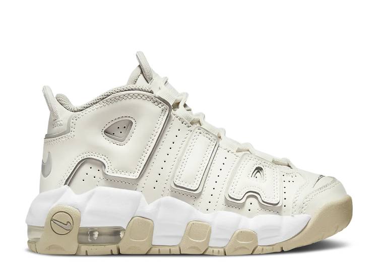 【 NIKE AIR MORE UPTEMPO PS 'PHANTOM SAND DRIFT' / PHANTOM WHITE SANDDRIFT LIGHT 】 アップテンポ 砂色 サンド 白色 ホワイト エアモアアップテンポ モアテン ジュニア キッズ ベビー マタニティ スニーカー ナ|スニケス