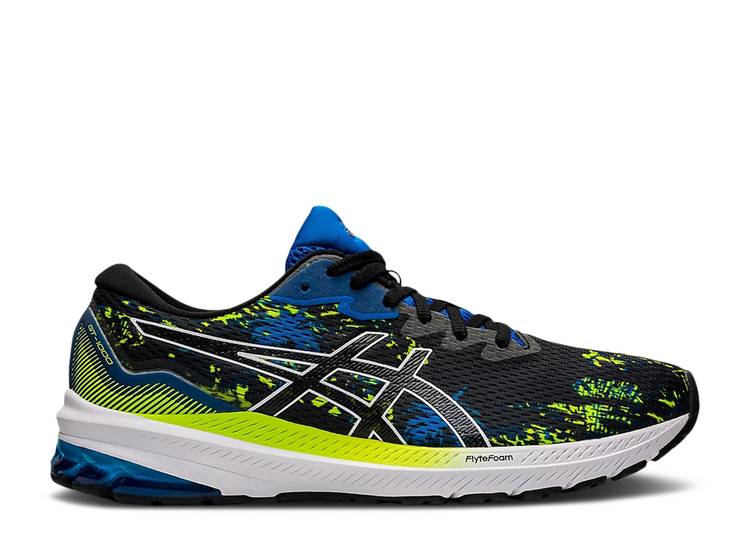 【 ASICS GT 1000 11 \u0027BLACK ELECTRIC BLUE\u0027 / BLACK ELECTRIC BLUE 】 黒いこと 黒いこと 青味 青み スニーカー メンズ アシックス