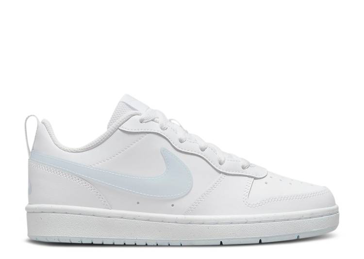 【 NIKE COURT BOROUGH LOW 2 GS 'WHITE AURA' / WHITE AURA WHITE 】 コート 白色 ホワイト オーラ コートバーロウ ジュニア キッズ ベビー マタニティ スニーカー ナイキ|スニケス