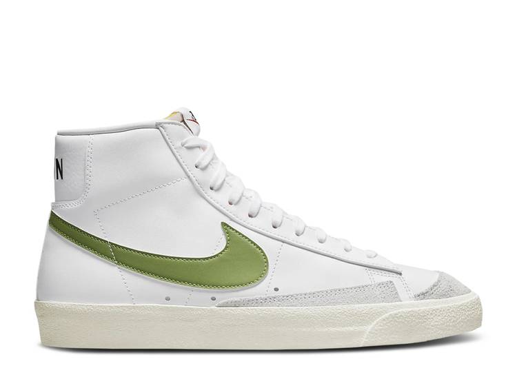 【 NIKE BLAZER MID \u002777 VINTAGE \u0027WHITE CHLOROPHYLL\u0027 / WHITE BLACK SAIL CHLOROPHYLL 】 ブレイザー ミッド ビンテージ ヴィンテージ 白いこと 白いこと 黒いこと 黒いこと スニーカー メンズ ナイキ