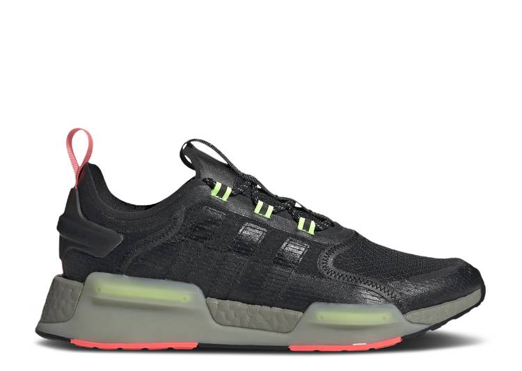 【 ADIDAS NMD_V3 'BLACK SIGNAL GREEN' / CORE BLACK CORE BLACK SIGNAL 】 アディダス コア 黒色 ブラック スニーカー メンズ|スニケス