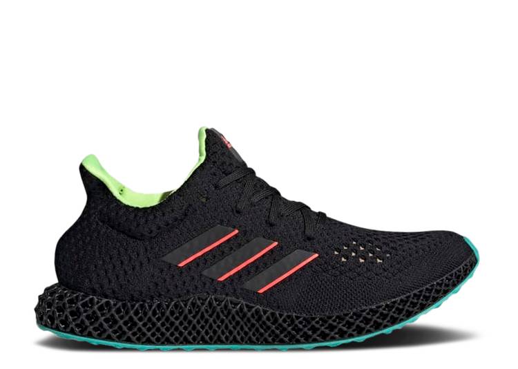 【 ADIDAS FUTURECRAFT 4D BLACK CARBON TURBO / CORE BLACK CARBON TURBO 】 アディダス カーボン コア 黒色 ブラック ターボ スニーカー メンズ