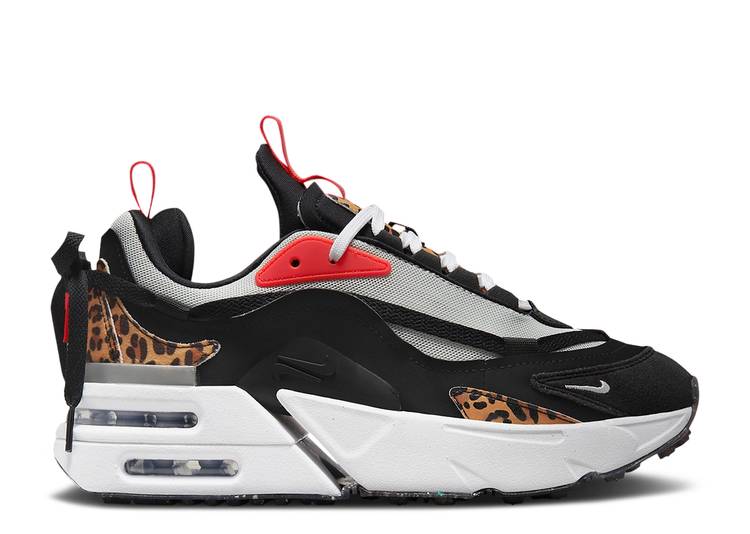 【 NIKE WMNS AIR MAX FURYOSA 'LEOPARD' / BLACK BLACK LIGHT BONE 】 マックス 黒色 ブラック エアマックス スニーカー レディース ナイキ