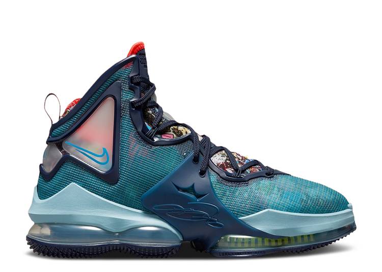 【 NIKE LEBRON 19 EP 'FAST FOOD - DUTCH BLUE' / DUTCH BLUE POMEGRANATE LIME GLOW 】 レブロン 青色 ブルー ライム スニーカー メンズ ナイキ