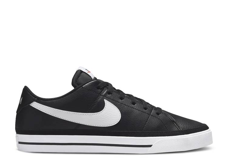 【 NIKE COURT LEGACY \u0027BLACK WHITE\u0027 / BLACK WHITE 】 厚地の外套 レガシー 黒いこと 黒いこと 白いこと 白いこと スニーカー メンズ ナイキ