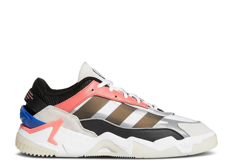 【 ADIDAS NITEBALL 2 WHITE SEMI TURBO / FOOTWEAR WHITE CORE BLACK SEMI 】 アディダス 白色 ホワイト コア 黒色 ブラック スニーカー メンズ