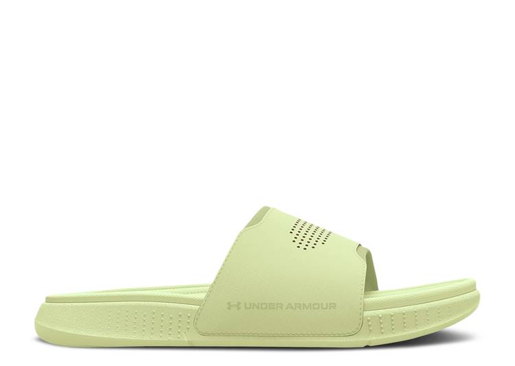 【 UNDER ARMOUR ANSA ELEVATE SLIDE 'PALE OLIVE' / PALE OLIVE AVOCADO 】 サンダル オリーブ アンダーアーマー スニーカー メンズ