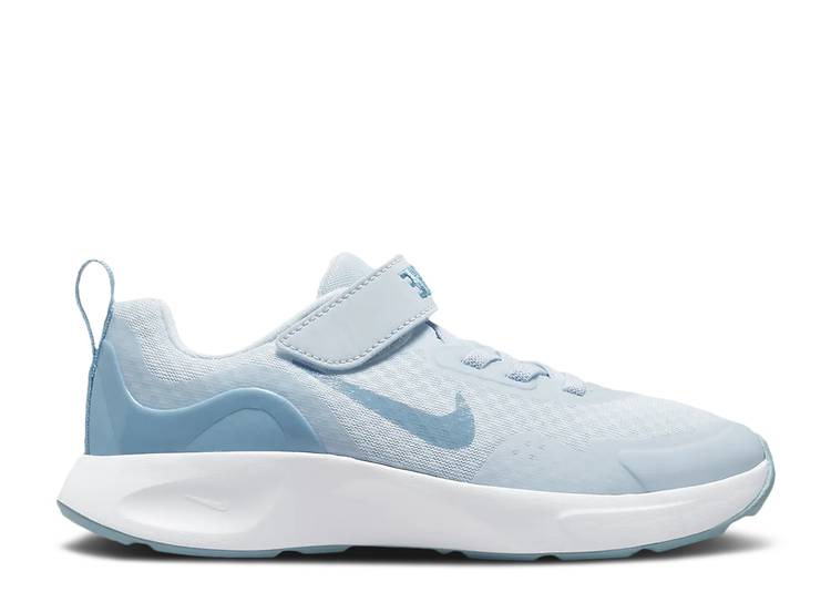 【 NIKE WEARALLDAY PS AURA WORN BLUE / AURA WORN BLUE WHITE 】 オーラ 青色 ブルー 白色 ホワイト ジュニア キッズ ベビー マタニティ スニーカー ナイキ