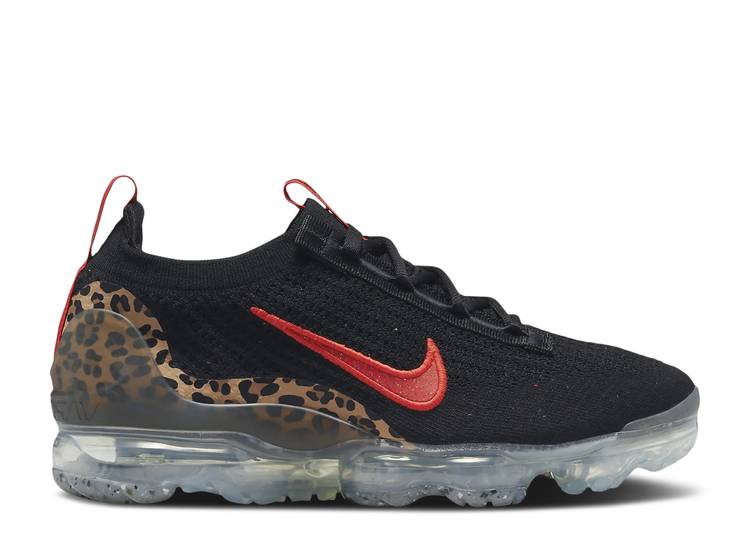 【 NIKE WMNS AIR VAPORMAX 2021 FLYKNIT \u0027LEOPARD\u0027 / BLACK PRALINE LIGHT BRITISH TAN 】 飛球編み物 黒いこと 黒いこと エアヴェイパーマックス スニーカー レディース ナイキ