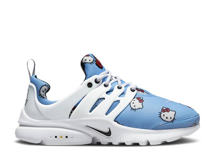 【 NIKE HELLO KITTY X AIR PRESTO PS 'UNIVERSITY BLUE' / UNIVERSITY BLUE WHITE LIGHT 】 プレスト 青色 ブルー 白色 ホワイト ハローキティー エア ジュニア キッズ ベビー マタニティ スニーカー ナイキ|スニケス
