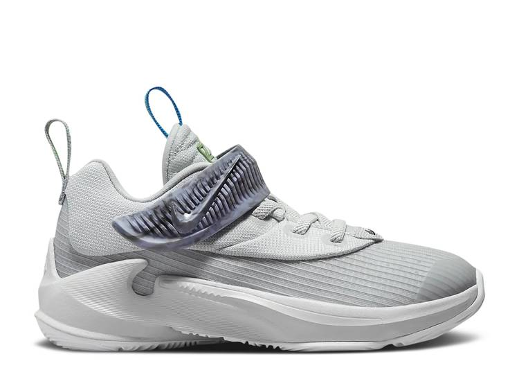 【 NIKE ZOOM FREAK 3 PS 'GREY FOG' / GREY FOG LIGHT GREEN SPARK WHITE 】 ズーム 灰色 グレー 緑 グリーン 白色 ホワイト ズームフリーク ジュニア キッズ ベビー マタニティ スニーカー ナイキ