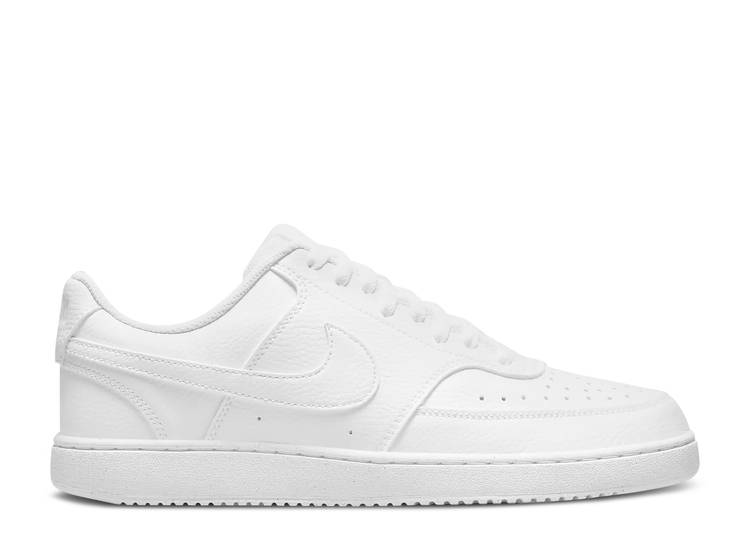 【 NIKE COURT VISION LOW NEXT NATURE 'TRIPLE WHITE' / WHITE WHITE WHITE 】 コート 白色 ホワイト スニーカー メンズ ナイキ|スニケス