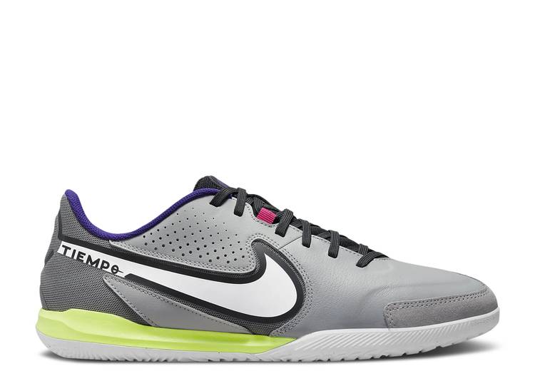 【 NIKE TIEMPO LEGEND 9 ACADEMY IC 'LIGHT SMOKE GREY VOLT' / LIGHT SMOKE GREY SMOKE GREY VOLT 】 ティエンポ レジェンド アカデミー 灰色 グレー スニーカー メンズ ナイキ
