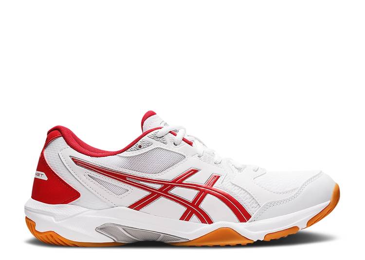 【 ASICS GEL ROCKET 10 'WHITE CLASSIC RED' / WHITE CLASSIC RED 】 クラシック 白色 ホワイト 赤 レッド スニーカー メンズ アシックス｜スニケス