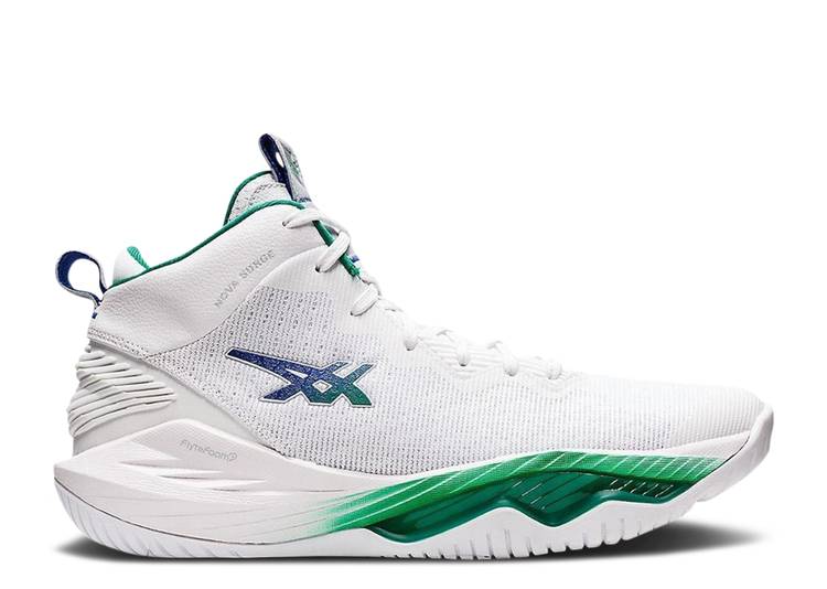 【 ASICS NOVA SURGE 2 'WHITE KALE' / WHITE KALE 】 白色 ホワイト スニーカー メンズ アシックス
