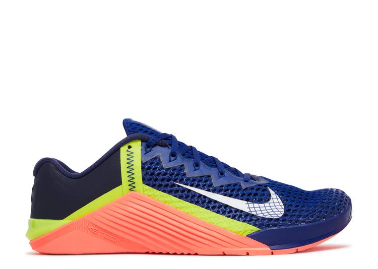 【 NIKE METCON 6 'DEEP ROYAL BLUE BRIGHT MANGO' / DEEP ROYAL BLUE BRIGHT MANGO 】 青色 ブルー ディープ スニーカー メンズ ナイキ|スニケス