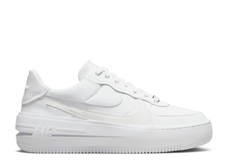 【 NIKE WMNS AIR FORCE 1 PLT.AF.ORM 'TRIPLE WHITE' / WHITE SUMMIT WHITE WHITE WHITE 】 白色 ホワイト エアフォース スニーカー レディース ナイキ
