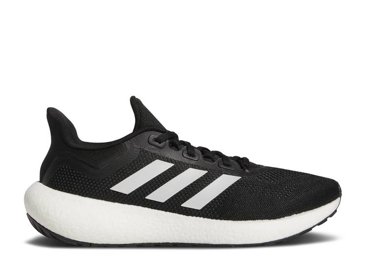 【 ADIDAS PUREBOOST 22 BLACK WHITE / CORE BLACK CLOUD WHITE CARBON 】 アディダス コア 黒色 ブラック 白色 ホワイト カーボン スニーカー メンズ