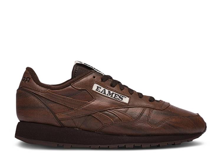【 REEBOK EAMES OFFICE X CLASSIC LEATHER \u0027ROSEWOOD\u0027 / DARK BROWN DARK BROWN DARK BROWN 】 リーボック 古典派音楽 なめし革 赤銅色 赤銅色 スニーカー メンズ
