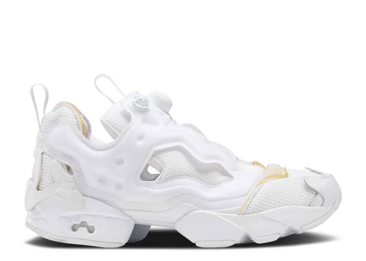 【 REEBOK MAISON MARGIELA X INSTAPUMP FURY 'MEMORY OF - WHITE' / FOOTWEAR WHITE CORE BLACK BLACK 】 リーボック 白色 ホワイト コア 黒色 ブラック インスタポンプフューリー スニーカー メンズ
