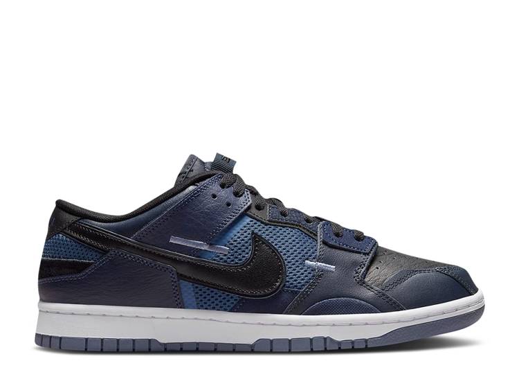 【 NIKE DUNK LOW SCRAP 'DEEP ROYAL BLUE' / DEEP ROYAL BLUE BLACK DARK 】 ダンク ディープ 青色 ブルー 黒色 ブラック ダンクロー スニーカー メンズ ナイキ