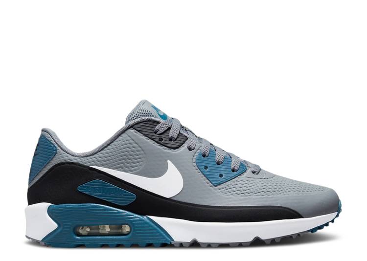 【 NIKE AIR MAX 90 GOLF 'PARTICLE GREY MARINA' / PARTICLE GREY MARINA BLACK WHITE 】 マックス ゴルフ 灰色 グレー 黒色 ブラック 白色 ホワイト エアマックス スニーカー メンズ ナイキ