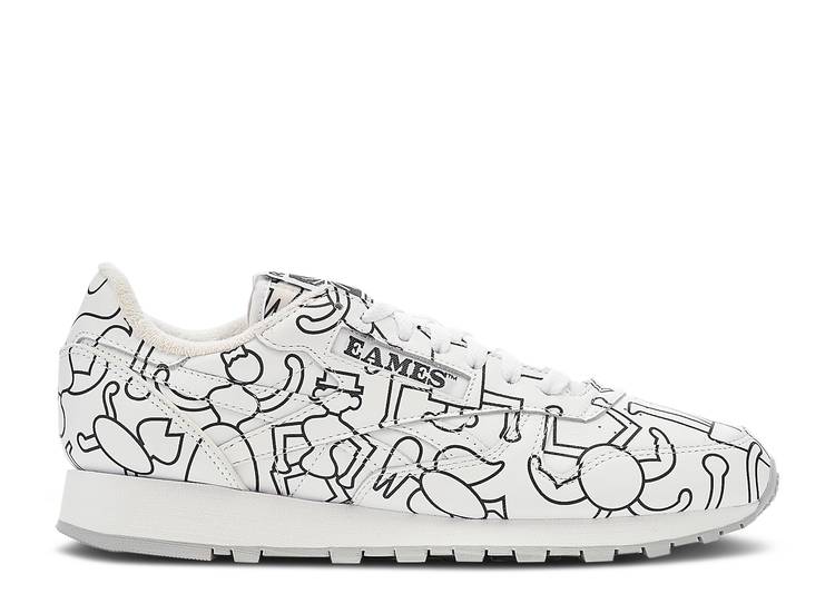 【 REEBOK EAMES OFFICE X CLASSIC LEATHER 'COLORING TOY' / FOOTWEAR WHITE FOOTWEAR WHITE 】 リーボック クラシック レザー 白色 ホワイト スニーカー メンズ