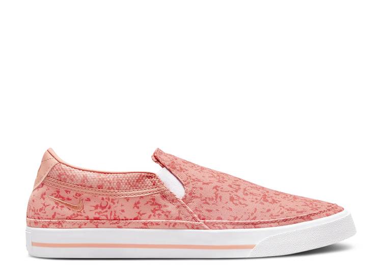 【 NIKE WMNS COURT LEGACY 'PRINT' / LIGHT MADDER ROOT WHITE MADDER 】 コート レガシー 白色 ホワイト スニーカー レディース ナイキ