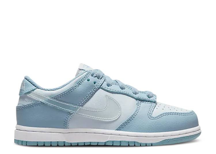 【 NIKE DUNK LOW PS 'AURA CLEAR' / AURA WORN BLUE WHITE CLEAR 】 ダンク オーラ 青色 ブルー 白色 ホワイト ダンクロー ジュニア キッズ ベビー マタニティ スニーカー ナイキ|スニケス