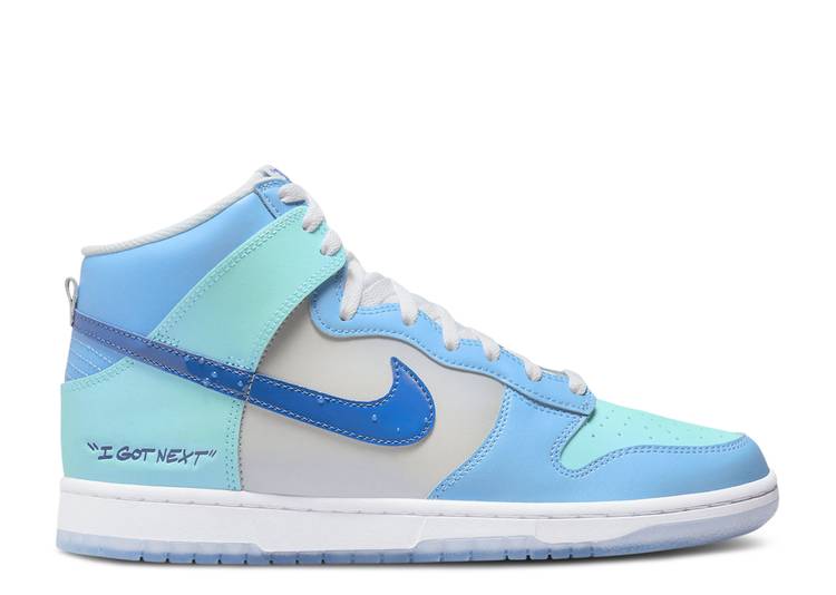 【 NIKE DUNK HIGH \u0027I GOT NEXT\u0027 / WHITE GAME ROYAL 】 ダンク ご機嫌 白いこと 白いこと 競り合い ダンクハイ 競り合いロイヤル 青 青み スニーカー メンズ ナイキ