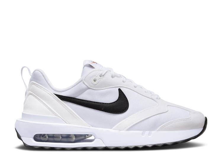 【 NIKE WMNS AIR MAX DAWN \u0027WHITE TOTAL ORANGE\u0027 / WHITE TOTAL ORANGE BLACK 】 マックス 白いこと 白いこと 橙 オレンジ色 黒いこと 黒いこと 大気圏マックス スニーカー レディース ナイキ