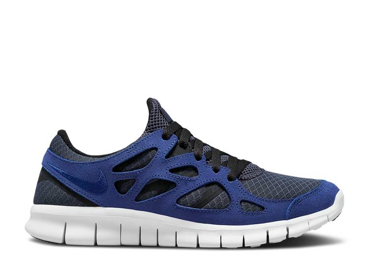 【 NIKE FREE RUN 2 'THUNDER BLUE' / THUNDER BLUE BLACK WHITE DEEP 】 フリー ラン サンダー 青色 ブルー 黒色 ブラック 白色 ホワイト ディープ スニーカー メンズ ナイキ