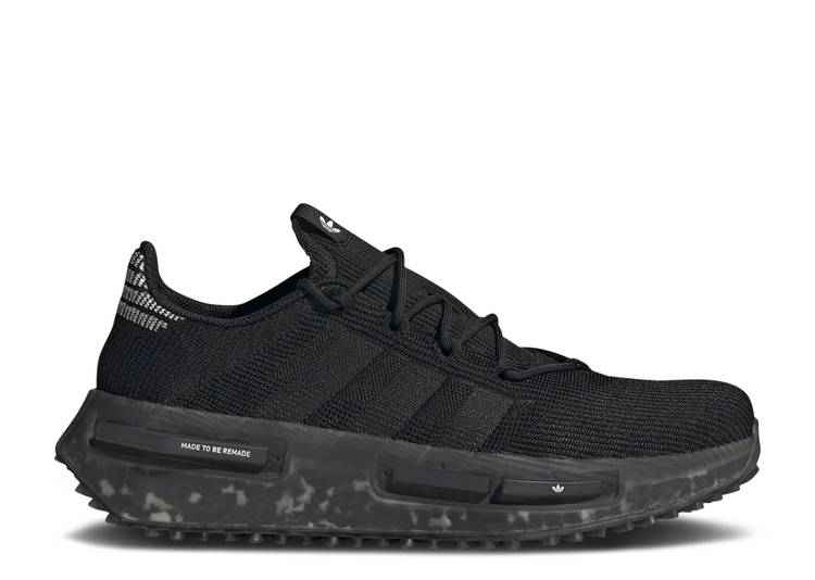 【 ADIDAS NMD_S1 MADE TO BE REMADE BLACK / CORE BLACK CORE BLACK CLOUD 】 アディダス コア 黒色 ブラック スニーカー メンズ
