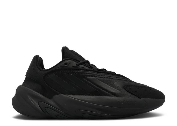【 ADIDAS OZELIA J 'TRIPLE BLACK' / CORE BLACK CORE BLACK CORE BLACK 】 アディダス コア 黒色 ブラック ジュニア キッズ ベビー マタニティ スニーカー｜スニケス