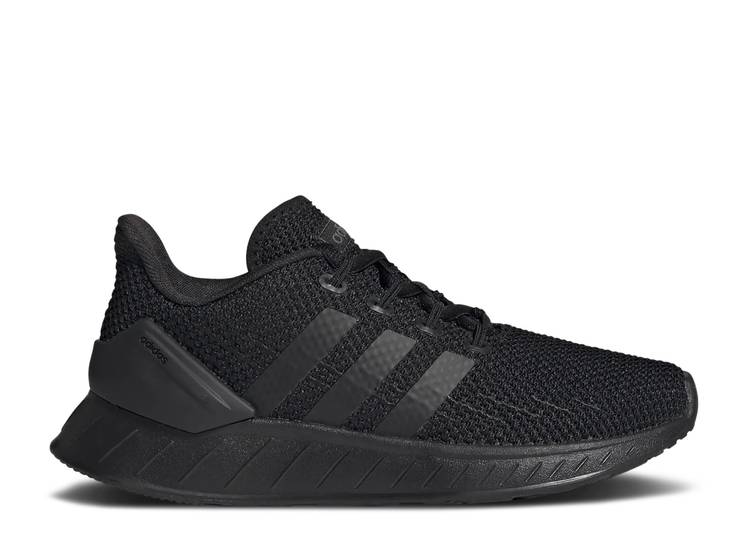 【 ADIDAS QUESTAR FLOW NXT J 'BLACK' / CORE BLACK CLOUD WHITE GREY SIX 】 アディダス フローレス コア 黒色 ブラック 白色 ホワイト 灰色 グレー ジュニア キッズ ベビー マタニティ スニーカー