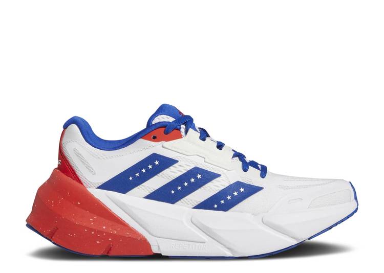 【 ADIDAS WMNS ADISTAR \u0027PEACHTREE\u0027 / CLOUD WHITE COLLEGIATE ROYAL RED 】 アディダス 白いこと 白いこと 赤 赤いこと スニーカー レディース