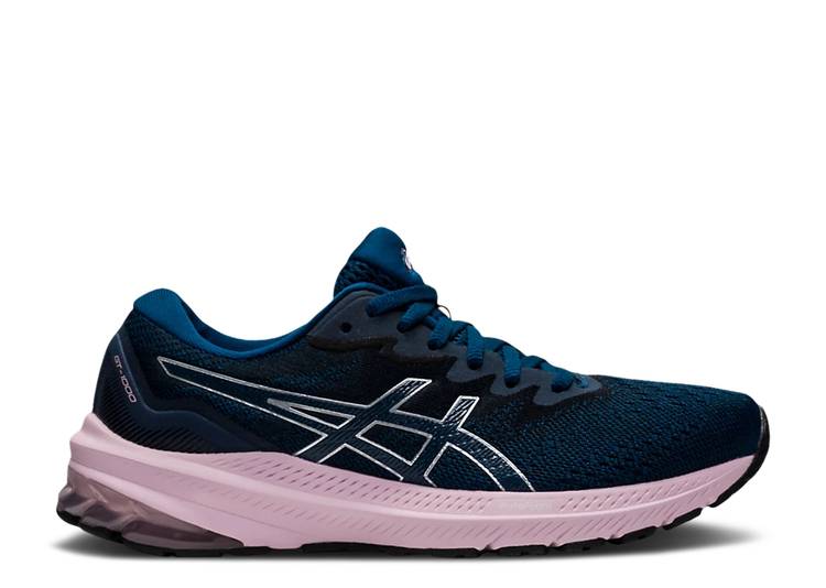 【 ASICS WMNS GT 1000 11 WIDE \u0027MAKO BLUE BARELY ROSE\u0027 / MAKO BLUE BARELY ROSE 】 青味 青色 さくら色 スニーカー レディース アシックス スニーカー-レディース靴