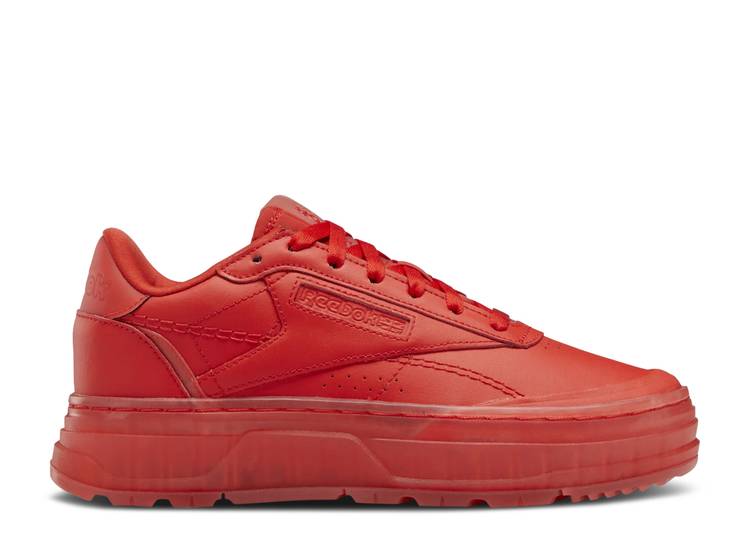 【 REEBOK WMNS CLUB C DOUBLE GEO 'INSTINCT RED' / INSTINCT RED INSTINCT RED 】 リーボック クラブ インスティンクト 赤 レッド スニーカー レディース