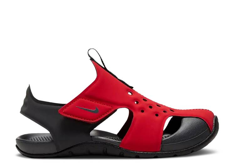 【 NIKE SUNRAY PROTECT 2 PS 'UNIVERSITY RED' / UNIVERSITY RED BLACK ANTHRACITE 】 赤 レッド 黒色 ブラック ジュニア キッズ ベビー マタニティ スニーカー ナイキ｜スニケス