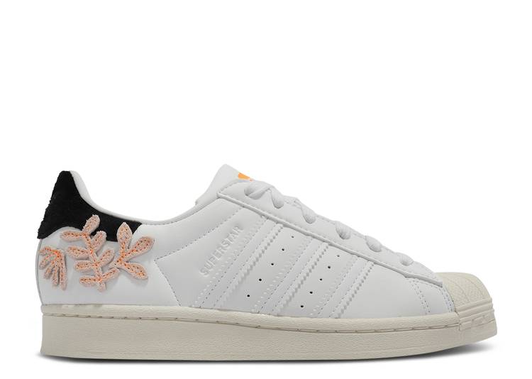 新到着 アディダス ADIDAS スーパースター 白色 ホワイト 橙 オレンジ コア 黒色 ブラック アディダス ADIDAS アディダス コア 白色 ホワイト 橙 オレンジ