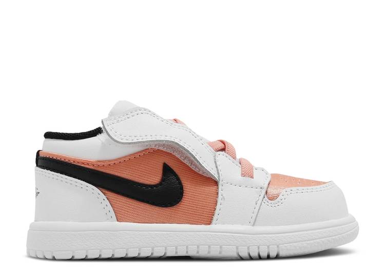 【 AIR JORDAN JORDAN 1 LOW ALT TD \u0027LIGHT MADDER ROOT\u0027 / LIGHT MADDER ROOT BLACK WHITE 】 ナイキ 黒いこと 黒いこと 白いこと 白いこと エアジョーダン もの言う花