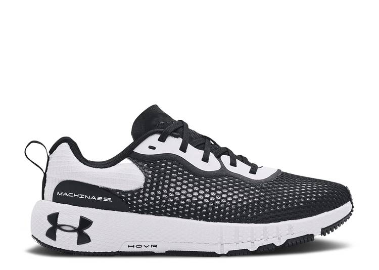 【 UNDER ARMOUR WMNS HOVR MACHINA 2 SE 'BLACK WHITE' / BLACK WHITE 】 黒色 ブラック 白色 ホワイト アンダーアーマー スニーカー レディース
