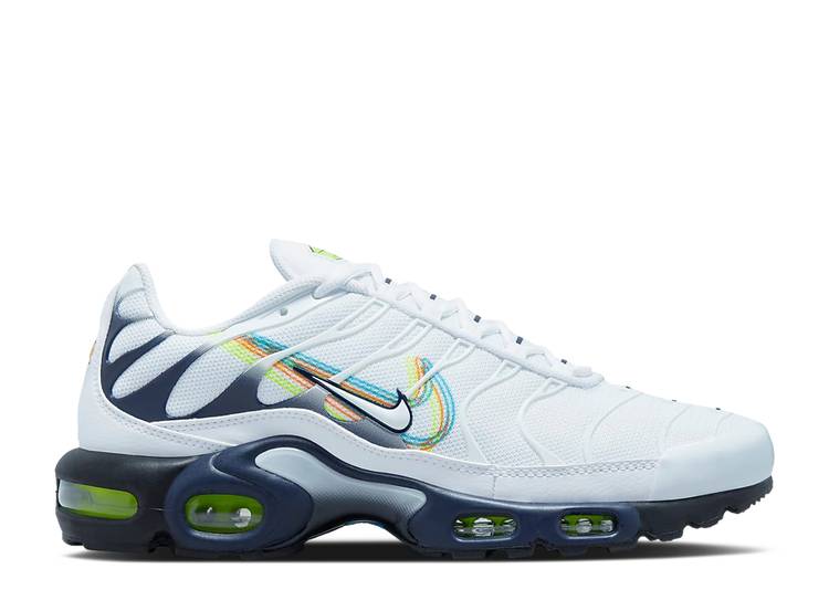 【 NIKE AIR MAX PLUS '3D SWOOSH' / WHITE VOLT FOOTBALL GREY 】 マックス 白色 ホワイト 灰色 グレー エアマックスプラス スニーカー メンズ ナイキ｜スニケス