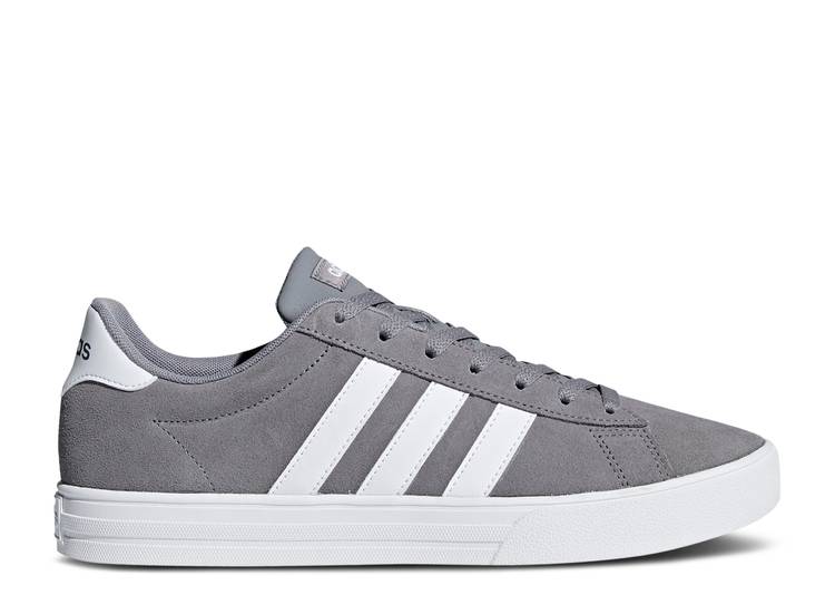 【 ADIDAS DAILY 2.0 GREY / GREY THREE CLOUD WHITE CLOUD 】 アディダス 灰色 グレー 白色 ホワイト スニーカー メンズ